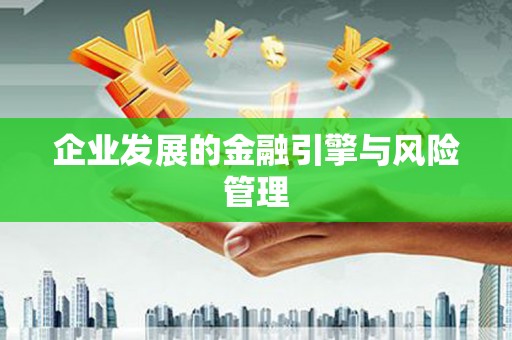 深坑企业发展的金融引擎与风险管理