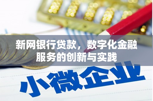 深坑新网银行贷款，数字化金融服务的创新与实践