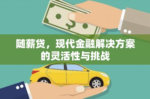 深坑随薪贷，现代金融解决方案的灵活性与挑战
