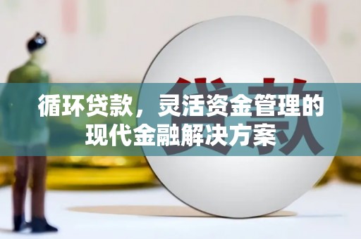 深坑循环贷款，灵活资金管理的现代金融解决方案