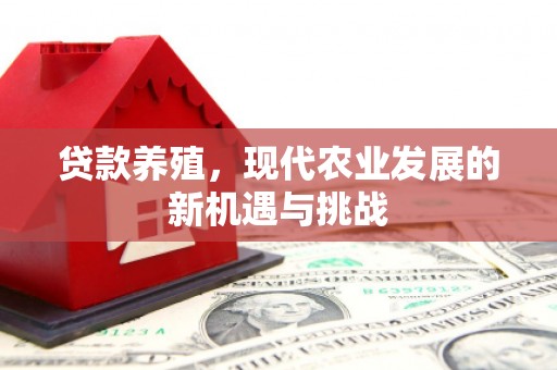 深坑贷款养殖，现代农业发展的新机遇与挑战