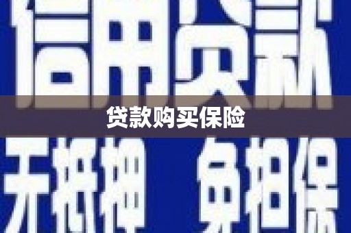 深坑贷款购买保险