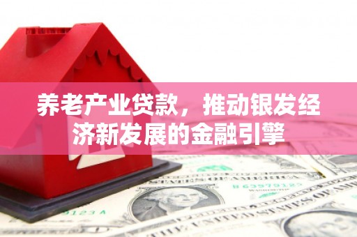 深坑养老产业贷款，推动银发经济新发展的金融引擎