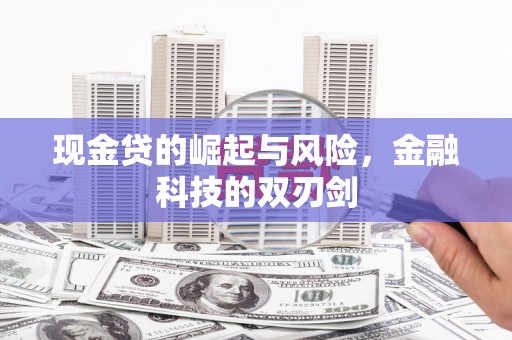 深坑现金贷的崛起与风险，金融科技的双刃剑