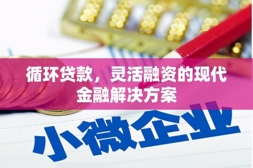 深坑循环贷款，灵活融资的现代金融解决方案