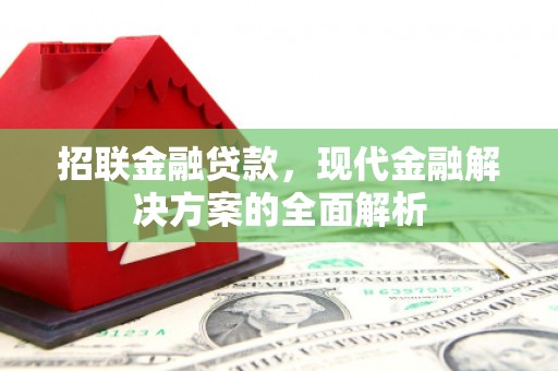 深坑招联金融贷款，现代金融解决方案的全面解析