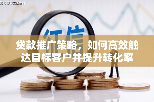 深坑贷款推广策略，如何高效触达目标客户并提升转化率
