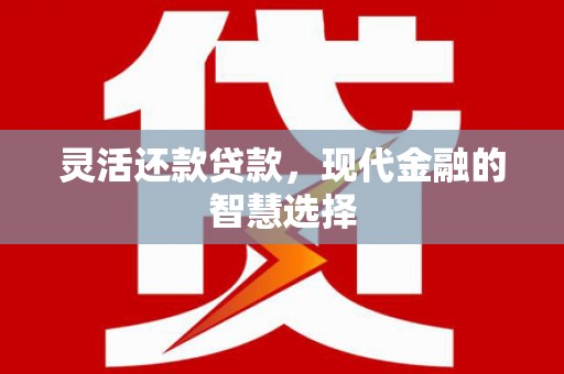 深坑灵活还款贷款，现代金融的智慧选择