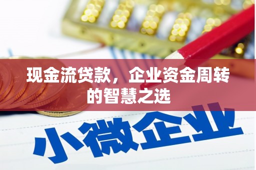 深坑现金流贷款，企业资金周转的智慧之选