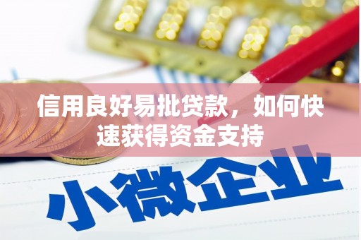 深坑信用良好易批贷款，如何快速获得资金支持
