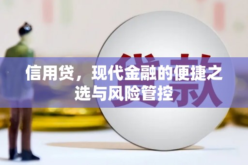 深坑信用贷，现代金融的便捷之选与风险管控