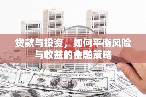 深坑贷款与投资，如何平衡风险与收益的金融策略