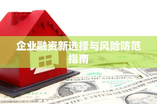 深坑企业融资新选择与风险防范指南